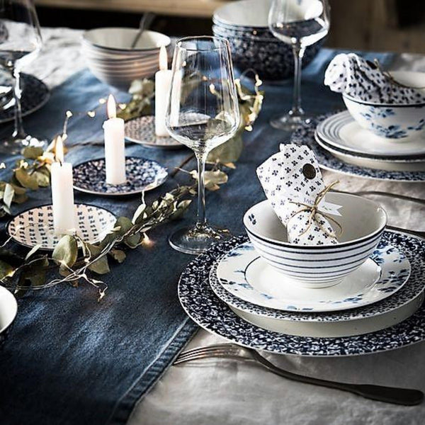 blueprint collection; laura ashley; promo; πορσελάνη; διάφανη πορσελάνη; μπλε; φλοράλ; laura ashley; Mayestic;