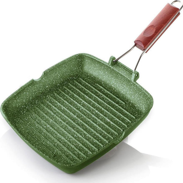 Dr. Green; grill pan; green stone; healthy cooking; non stick; eco friendly; risoli; γκριλιέρα; αντικολλητικό; υγιεινό μαγείρεμα; οικολογικό; mayestic