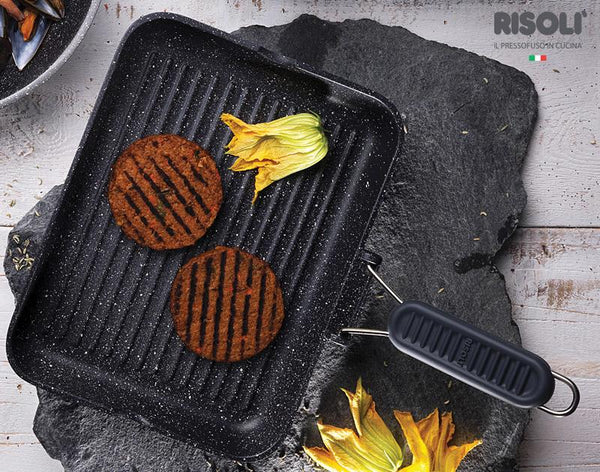 granito; grill pan; nonstick; γκριλιέρα; αντικολλητικό; risoli; mayestic