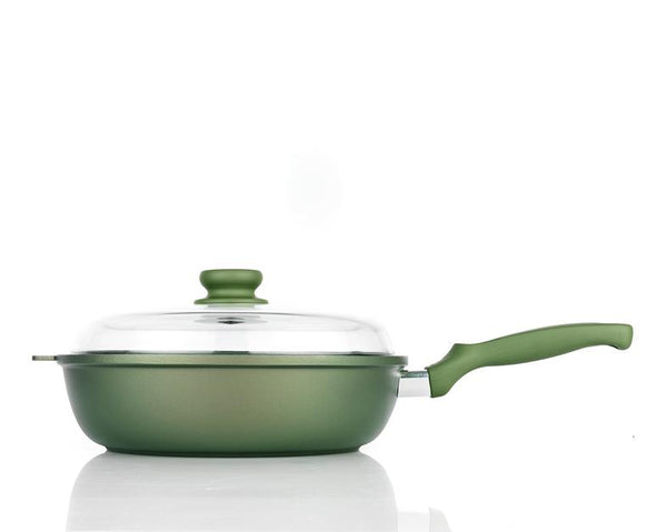Dr. Green; pan; green stone; healthy cooking; non stick; eco friendly; risoli; τηγάνι; αντικολλητικό; υγιεινό μαγείρεμα; οικολογικό; mayestic