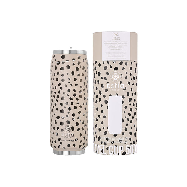 Travel Cup | Leopard Taupe