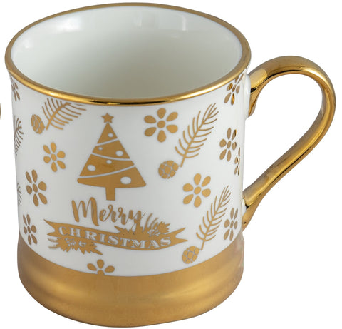 Gold mug |Merry tree