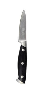 STEEL & BLACK, μαχαίρι κοπής, μαχαίρι κουζίνας, ατσάλι, ανοξείδωτο, κοπή ακριβείας, εργονομική λαβή